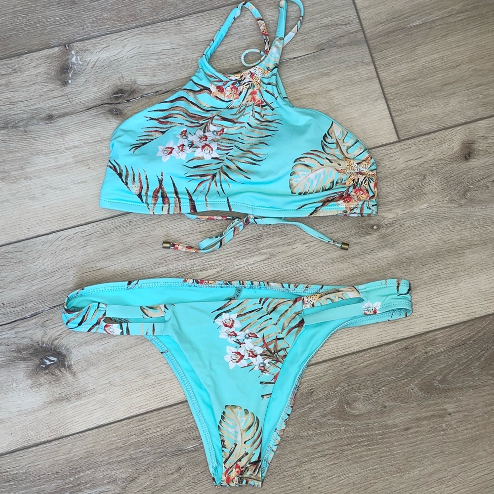 Vitamin A - Light aqua colored bikini